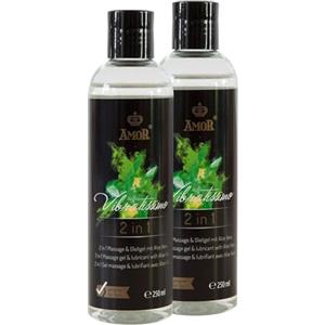 Vibratissimo Gel Play 2-in-1 Gel, Aloe Vera, 2x250 ml