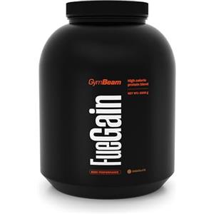 GymBeam FueGain - Gainer per Massa Muscolare con Alto Contenuto di Proteine e BCAA - Weight Gainer con Vitamine e Minerali per Crescita Muscolare e Salute delle Ossa (2500 g, Cioccolato)