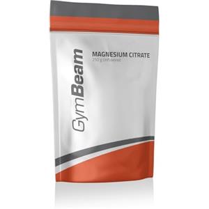 GymBeam Magnesio Citrato in Polvere - Integratore Vegano Senza OGM, per Sistema Nervoso, Muscoli, Ossa, Riduzione della Stanchezza, Equilibrio Elettrolitico ed Energia, 500 g Neutro