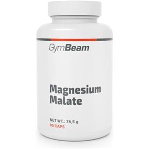 GymBeam Magnesio Malato - Integratore ad alta assorbibilità per energia, sistema nervoso, ossa e denti - Riduce stanchezza e affaticamento -ô Adatto a vegani - 90 capsule