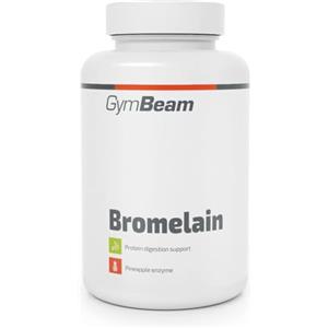 GymBeam - Bromelina 1500mg 90 cps, Estratto di Ananas, Estratto Enzimatico Ottenuto dall'Ananas, Capsule Proteolitiche Vegane per la Digestione delle Proteine