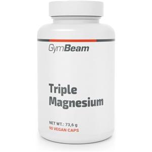 GymBeam Complesso di magnesio Bisglicinato, Capsule Facilmente Assorbibili con 375mg di Magnesio, Supporta Muscoli, Psiche e Sistema Nervoso, Aiuta a Ridurre l'Affaticamento (90 cps)