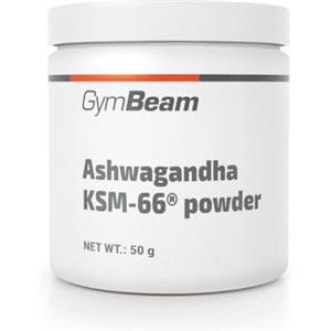 GymBeam Ashwagandha KSM-66 in Polvere - Estratto di Radice di Ashwagandha per Salute Fisica e Mentale, Supporto alla Resistenza allo Stress, Memoria, Energia, Salute Riproduttiva 50g
