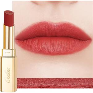 Oulac Rossetto Opaco Donna-Rossetti Matte Lunga Durata Opaco Alta Pigmentazione, Finitura Mat Morbida,Texture Leggera&Confortevole Rossetto Waterproof&No Transfer Matte Lipstick Make-up Vegano RM03