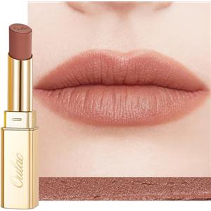 Oulac Rossetto Opaco Donna-Rossetti Matte Lunga Durata Opaco Alta Pigmentazione, Finitura Mat Morbida,Texture Leggera&Confortevole Rossetto Waterproof&No Transfer Matte Lipstick Make-up Vegano RM04