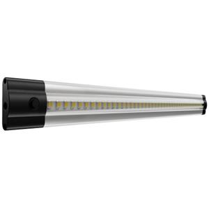 Parlat Luce LED sottopensile SIRIS argento opaco, bianco, 4100 K, piatto, 30 cm, 370 lm, 3,9 W, 24V DC, interruttore, sistema a innesto ATOM, IP20, adattatore di rete necessario (non incluso)