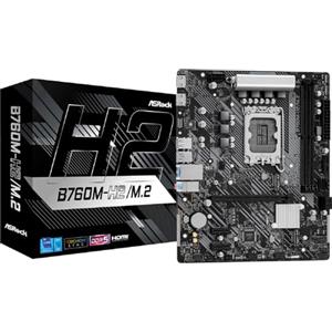 Asrock B760M-H2/M.2, Intel B760, 1700, Micro ATX, 2 DDR5, 2 HDMI, 2.5G LAN, PCIe4, 2x M.2