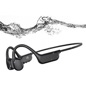 esonstyleCuffie Conduzione Ossea Nuoto IP68 Impermeabili con Lettore MP3 8G | Auricolari Piscina Nuoto Bluetooth 6.2, Cuffie Subacquee , Wireless Auricolari per Nuoto, Surf, Corsa, Ciclismo(Nero)