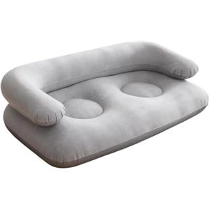 Amesor Divano gonfiabile da campeggio - Sedia Portatile Impermeabile a 2 Posti con Braccioli | Divano ad aria gonfiabile,Adatto per Uso in Soggiorno Viaggio Picnic Giardino Spiaggia Patio Interno ed