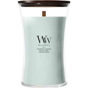 WoodWick Candela profumata | Candela Grande a Clessidra | Sagewood & Seagrass | Regali Perfetti per Donne