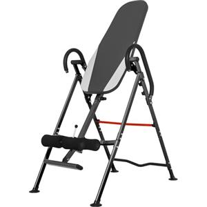 Gorilla Sports® Panca a Inversione per Schiena - Angolo Regolabile, Inversa, Pieghevole, Cintura di Sicurezza, Max 110 kg - Panca Posturale a Inversione Gravitazionale per Lombari, Dorsali
