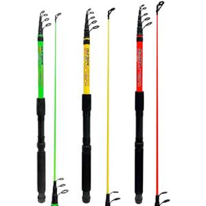 Kolpo Furba Active Canna da Pesca Telescopica 10-80 g 2,10 2,40 2,70 m Spinning Fondo Galleggiante (2.40 mt)