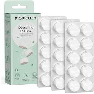 Momcozy Pastiglie Disincrostanti KleanPal Pro e Sterilizzatori,30 Compresse