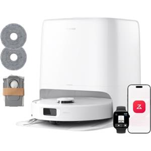 roborock Qrevo 2 Pro Set Robot Aspirapolvere Lavapavimenti 25.000Pa, Bianco