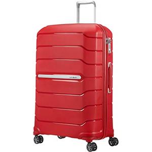 Samsonite Flux - Spinner L, Valigia espandibile, 75 cm, 99/111 L, Rosso (Red)
