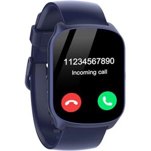 STECEi Smartwatch, Ricezione chiamate Bluetooth, 112 modalità sport, Orologio fitness, IP68 impermeabile, Blu