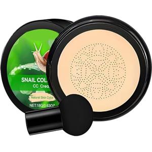 Generico Fondotinta CC Cream - Correttore Impermeabile - Cuscino Aria CC Effetto Matte e Naturale per Pelli Sensibili e Grasse con Touch-Up Quotidiano