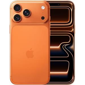 Apple iPhone 17 Pro Max 256 GB: display 6,9, ProMotion fino a 120Hz, chip A19 Pro, autonomia mai vista su iPhone, sistema di fotocamere Pro Fusion, fotocamera frontale Center Stage; Arancione cosmico