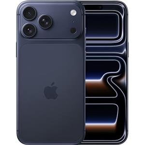 Apple iPhone 17 Pro Max 256 GB: display 6,9, ProMotion fino a 120Hz, chip A19 Pro, autonomia mai vista su iPhone, sistema di fotocamere Pro Fusion, fotocamera frontale Center Stage; Blu profondo