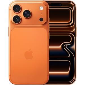 Apple iPhone 17 Pro 256 GB: display 6,3, ProMotion fino a 120Hz, chip A19 Pro, autonomia senza precedenti, sistema di fotocamere Pro Fusion con fotocamera frontale Center Stage; Arancione cosmico