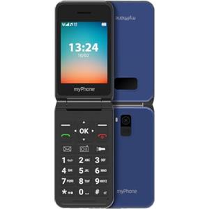MP myPhone myPhone Flip LTE telefono a conchiglia per anziani, tasti grandi, tasto SOS, 4G, Dual SIM, facile da usare