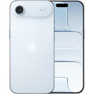 Apple iPhone Air 256 GB: l'iPhone più sottile di sempre, display 6,5 con ProMotion fino a 120Hz, potente chip A19 Pro, fotocamera frontale Center Stage, un giorno intero di batteria, eSim; Celeste