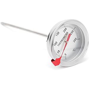 Tnfeeon Termometro per frittura, Termometro Cucina in Acciaio Inossidabile, Quadrante 5 cm, Intervallo 50℃ a 300℃ (30 cm)