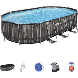 Bestway 5611R Piscina Fuori Terra Power Steel da 610X366X122 cm