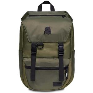 Invicta Zaino Ufficio Jolly X, Verde, Icon, Zaino con Tasca Porta PC Portatile 15.6'' e Tasca Porta Borraccia, Zaino Viaggio, Lavoro, 27 L, per Uomo Donna