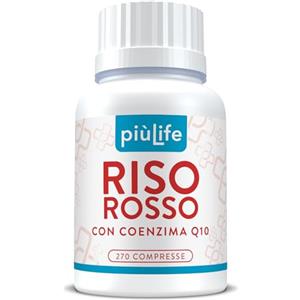 +LIFE Riso Rosso Fermentato con Coenzima Q10 PiùLife, 270 Compresse