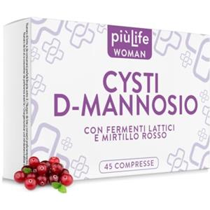 +LIFE D Mannosio Cistite 2000 mg PiùLife con Mirtillo Rosso - 45 Compresse