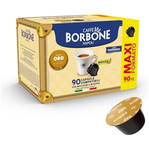 Caffè Borbone Miscela Oro - 90 capsule - Compatibili con le Macchine a marchio Nescafè®* Dolce Gusto®*