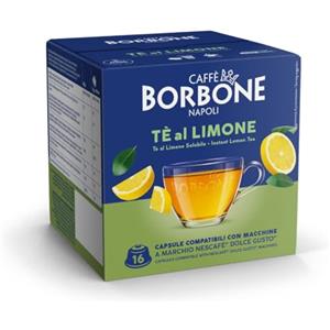 Caffè Borbone Tè al Limone - 64 Capsule (4 confezioni da 16) - Compatibili con le Macchine Nescafè* Dolce Gusto*