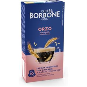 Caffè Borbone Orzo Solubile - 60 capsule (6 confezioni da 10) - Compatibili con le Macchine ad uso domestico Nespresso, 180g