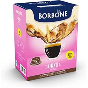 Caffè Borbone Orzo Solubile - 96 capsule (6 confezioni da 16) - Compatibili con le Macchine ad uso domestico Lavazza* A Modo Mio*