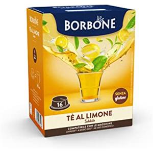 Caffè Borbone Tè al Limone - 96 capsule (6 confezioni da 16) - Compatibili con le Macchine ad uso domestico Lavazza* A Modo Mio*