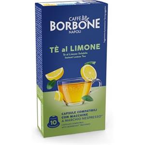 Caffè Borbone Tè al Limone Solubile - 60 capsule (6 confezioni da 10) - Compatibili con le Macchine ad uso domestico Nespresso*