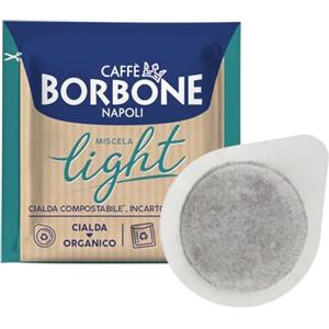 Caffè Borbone Cialda Compostabile Miscela Light, 50% di caffeina in meno della Miscela Blu - 100 Cialde - Sistema ESE