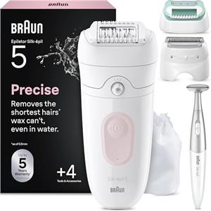 Braun Silk-Épil 5 Epilatore Elettrico Donna, Accessori, 5-251 Rosa Flamingo