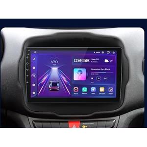 Generico ESTOCK1 Car tablet Android 14 compatibile con Jeep Renegade 2015-2026 6/128 Gb di rom 8Core processore 9 GPS autoradio navigatore WI-FI Bluetooth MirrorLink CarPlay INTEGRATO