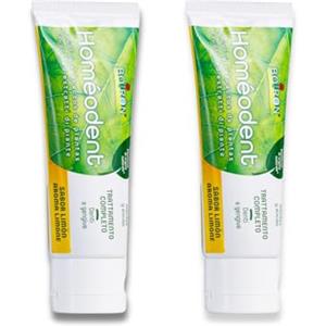 Homeodent Homéodent - Dentifricio Anti-placca al Limone Denti e Gengive 2x75 ml