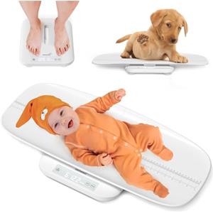 Grownsy Bilancia Neonato Digitale 150 kg per Neonati, Adulti e Animali