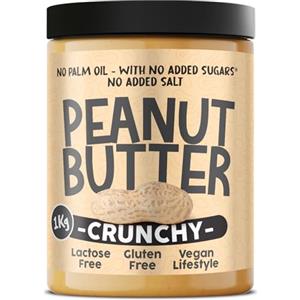 vs vitamin store Burro Di Arachidi Proteico Senza Zuccheri Crunchy - 1kg Peanut Butter - 30% Proteine 100% Naturale Senza Olio di Palma Degrassato - Crema spalmabile proteica di frutta secca