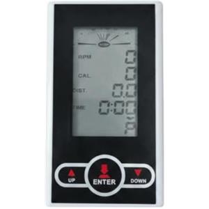 Gralara Cyclette Consolle Display per Multifunzione Cardio Ellittica Tracciamento Tempo Velocità Rpm Calorie Distanza Struttura in Plastica Adatto per Uso Domestico Palestra