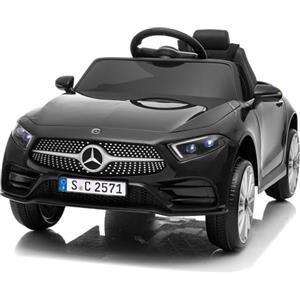 LALAHO Auto elettrica per bambini Mercedes CLS 350 12 V (Nero)
