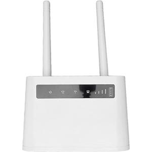 SQUADO Router WiFi 4G LTE Dual Band 300 Mbps, Modem Wireless con Slot SIM Standard, per Casa e Ufficio, Bianco