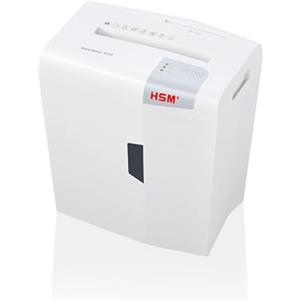 HSM shredstar S10 1042121 Distruggidocumenti da 6 mm, Bianco argento, taglio a strisce