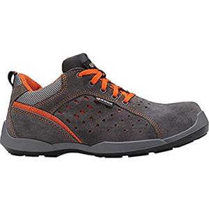 Base Protection Climb Scarpa Antinfortunistica, da Uomo e Donna, Grigio/Arancione, Taglie 46
