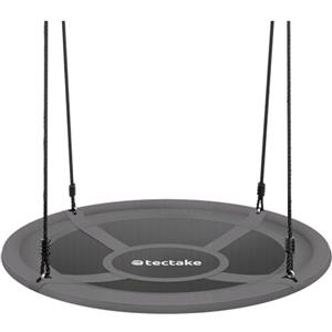 tectake® Altalena a Nido, Altezza Regolabile, Altalena Dondolo da Giardino per Bambini e per Adulti, Giochi da Giardino, Portata 120 kg - Ø 120 cm