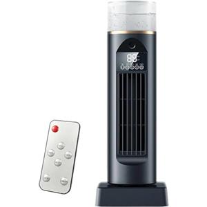 Generico Ventilatore a torre Ventilatore a colonna oscillante silenzioso con serbatoio 'acqua 6 livelli di velocità